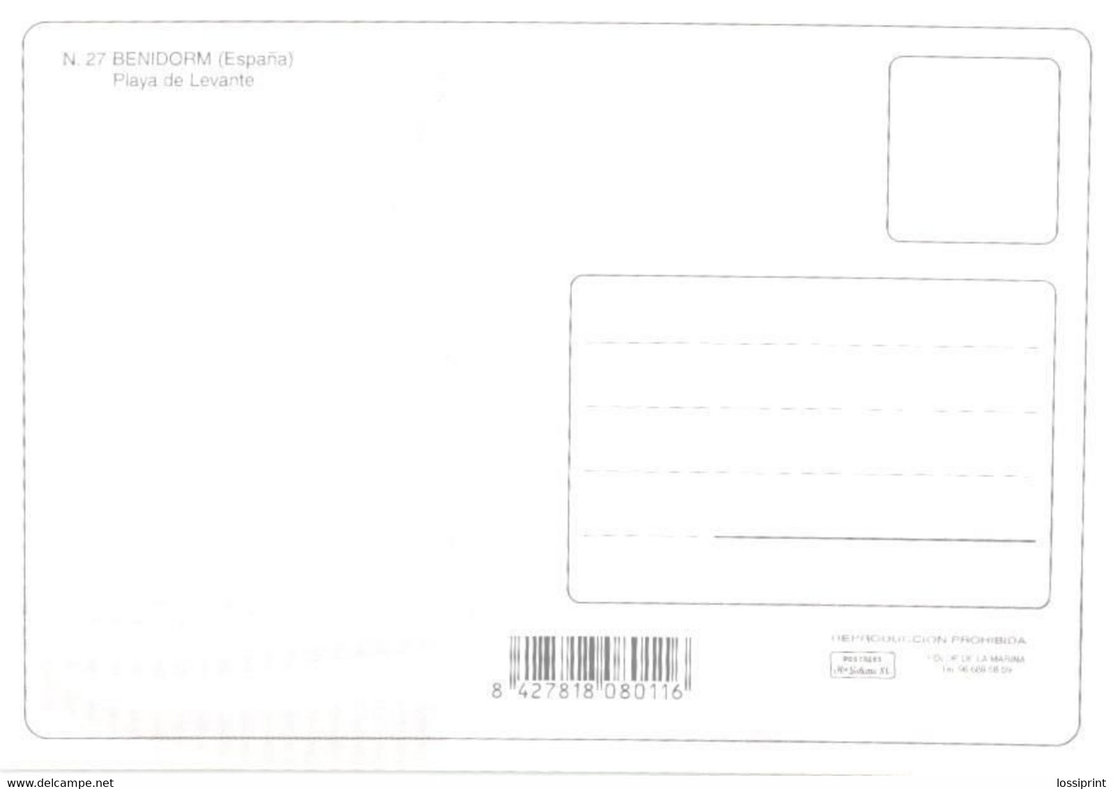 Spain:Benidorm, Levante Beach - Alicante