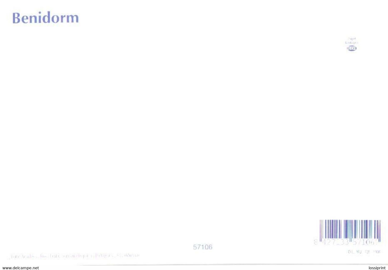 Spain:Benidorm,overview - Alicante