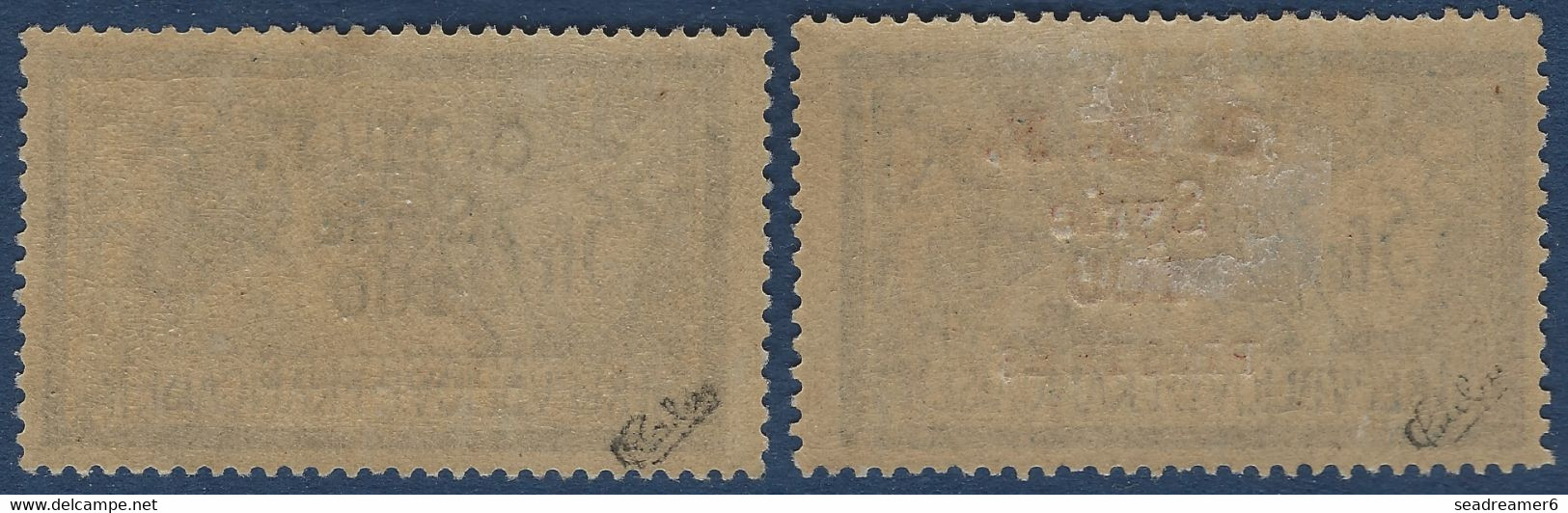 Colonies SYRIE N°43** & 44* Les 2 Timbres De 100 Piastres, Le 43 Fraicheur Postale !! Très Frais Signés R.CALVES - Neufs