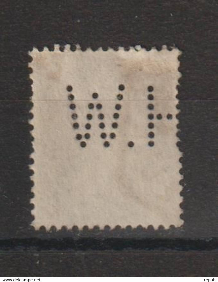 France Perforé Ancoper HW 87 Sur 237 - Used Stamps