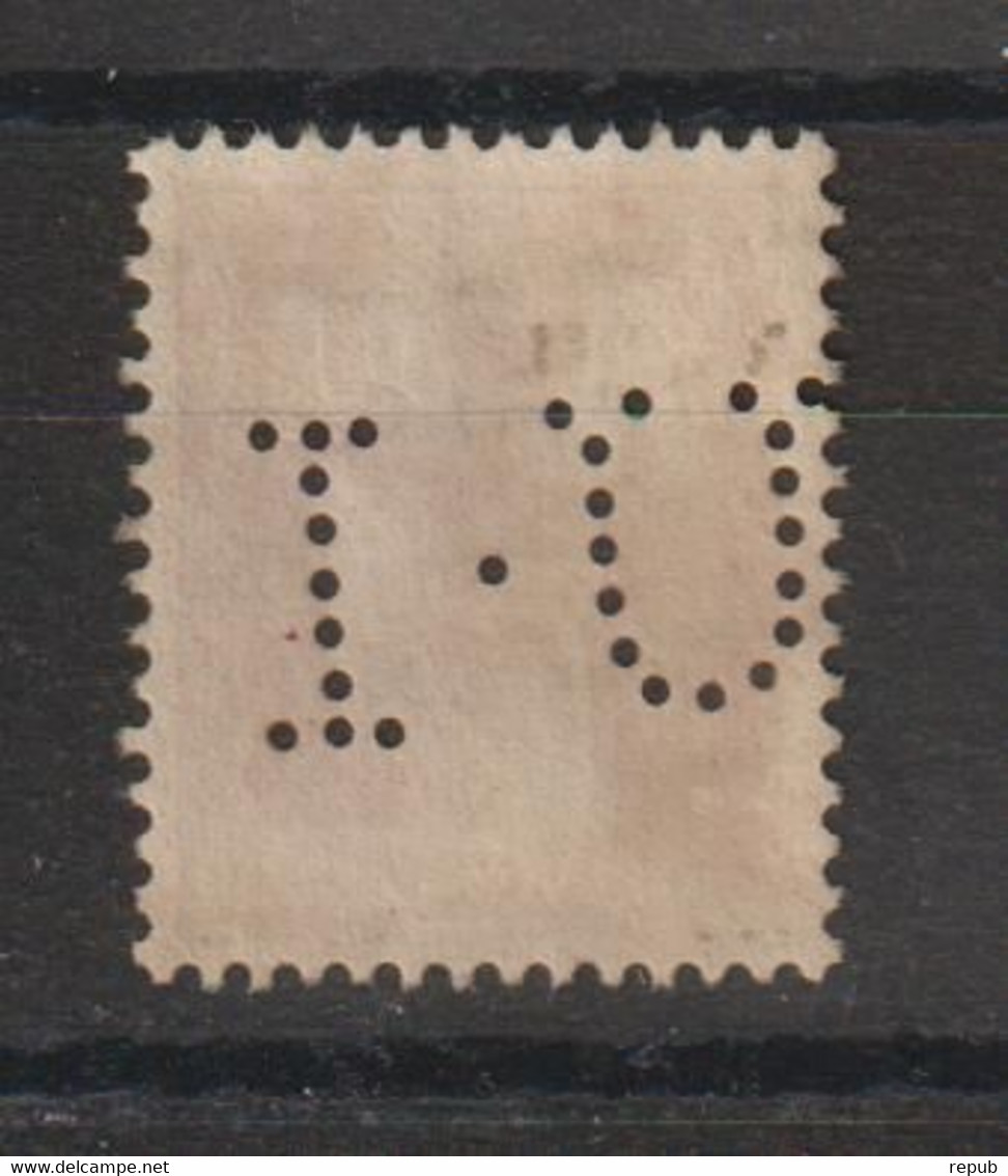 France Perforé Ancoper IU 17 Sur 283 - Used Stamps