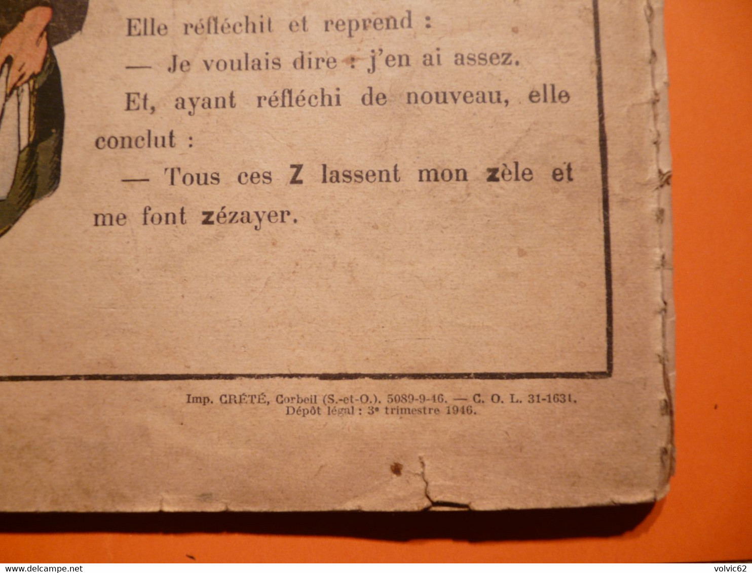 Bécassine Maitresse d'école 1946