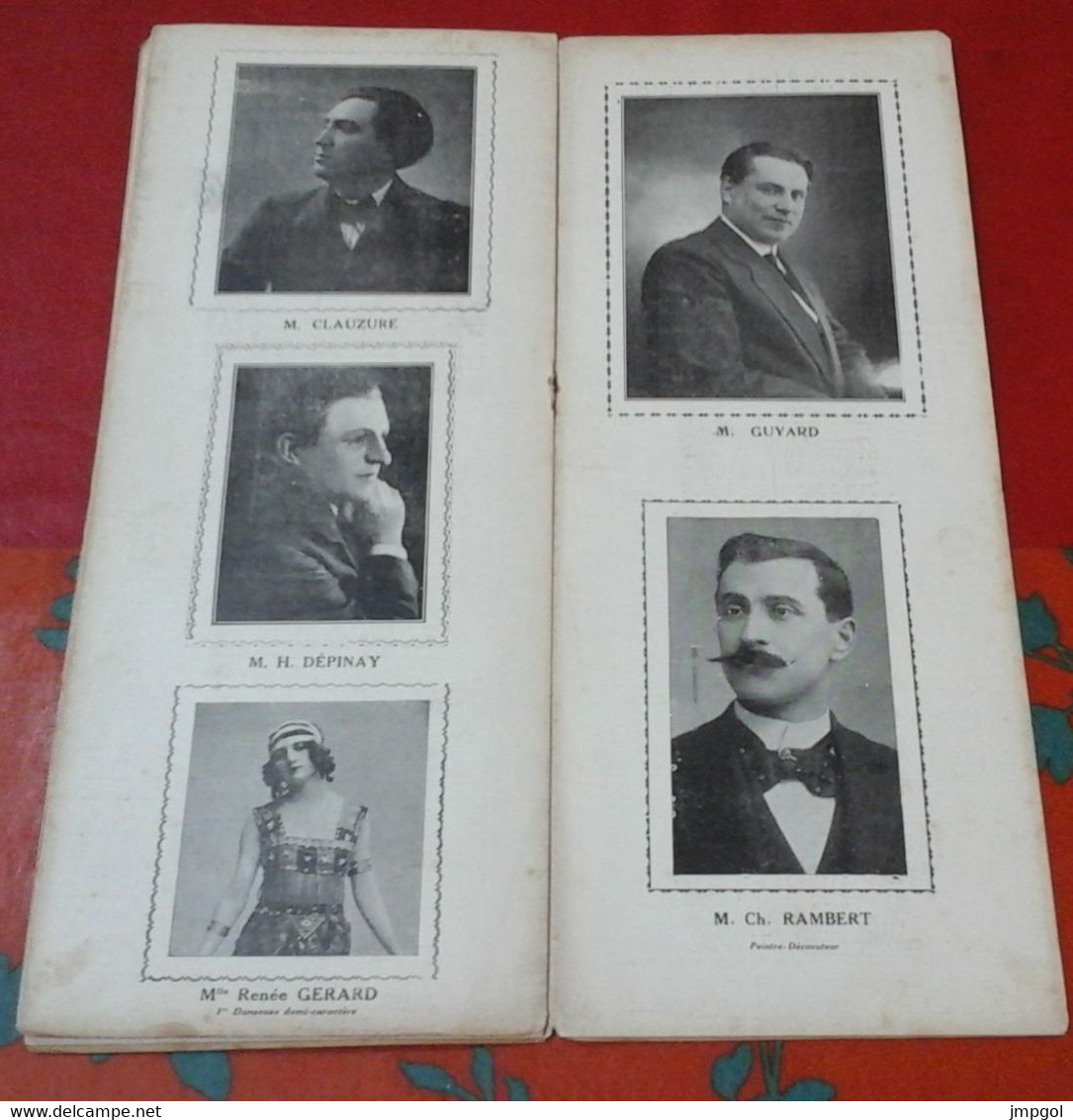 Programme Théâtre Des Arts Rouen Saison 1922-1923 Antar Chekri Ganem Gabriel Dupont Mm. Leridon Vallorès Andrée Cortot - Programmes