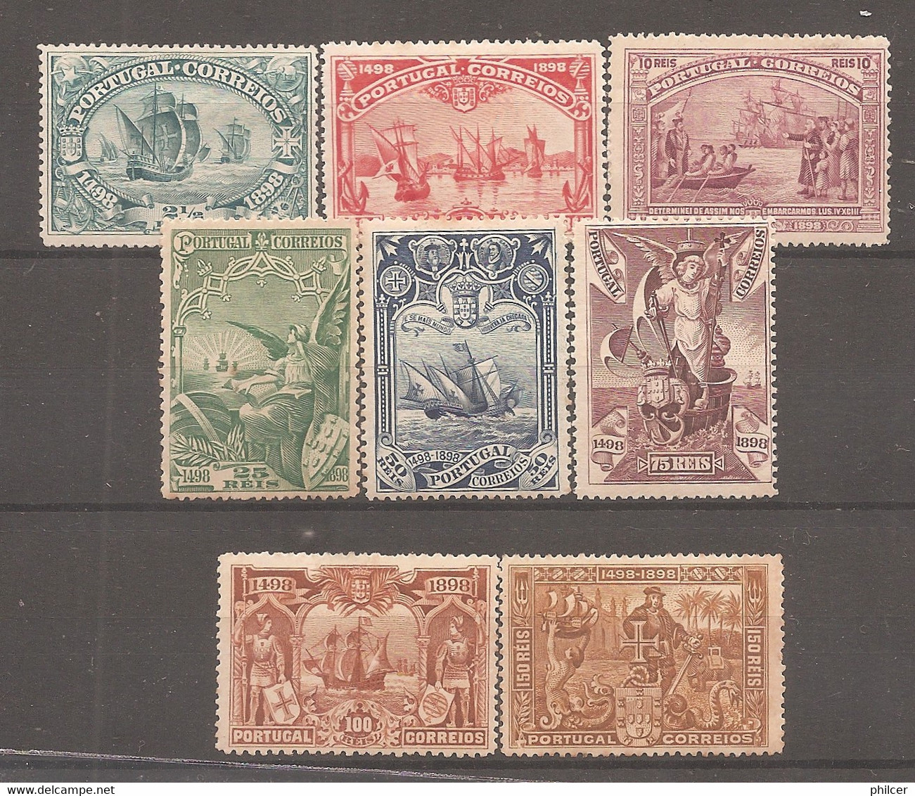 Portugal, 1898, # 148/55, MH - Unused Stamps