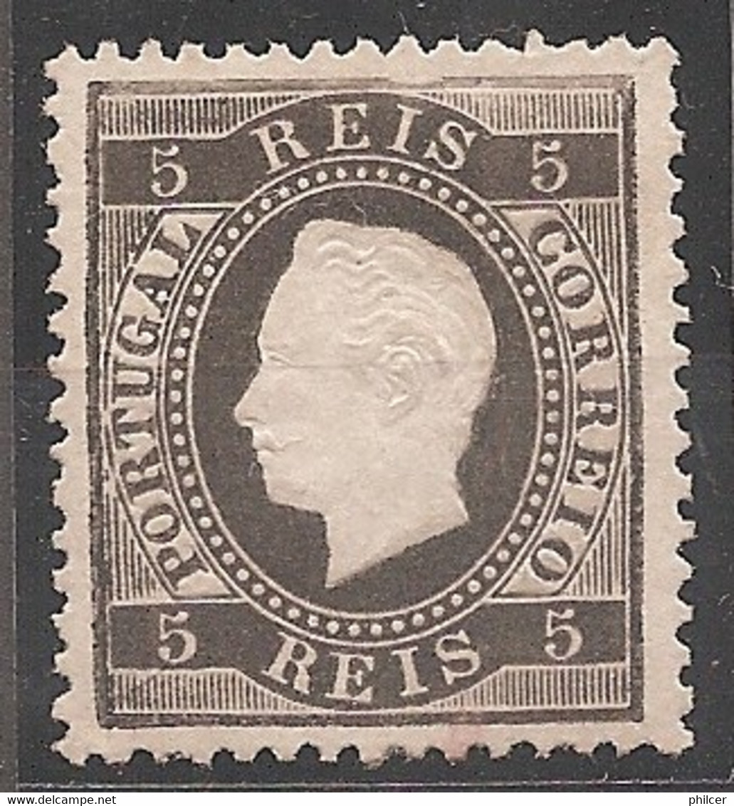 Portugal, 1870/6, # 36 Dent. 12 3/4, MH - Nuevos