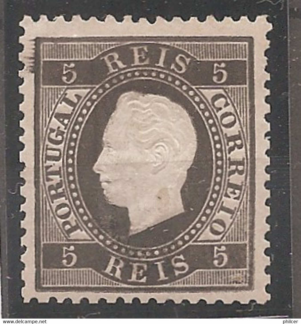 Portugal, 1870/6, # 36 Dent. 12 3/4, MH - Nuovi