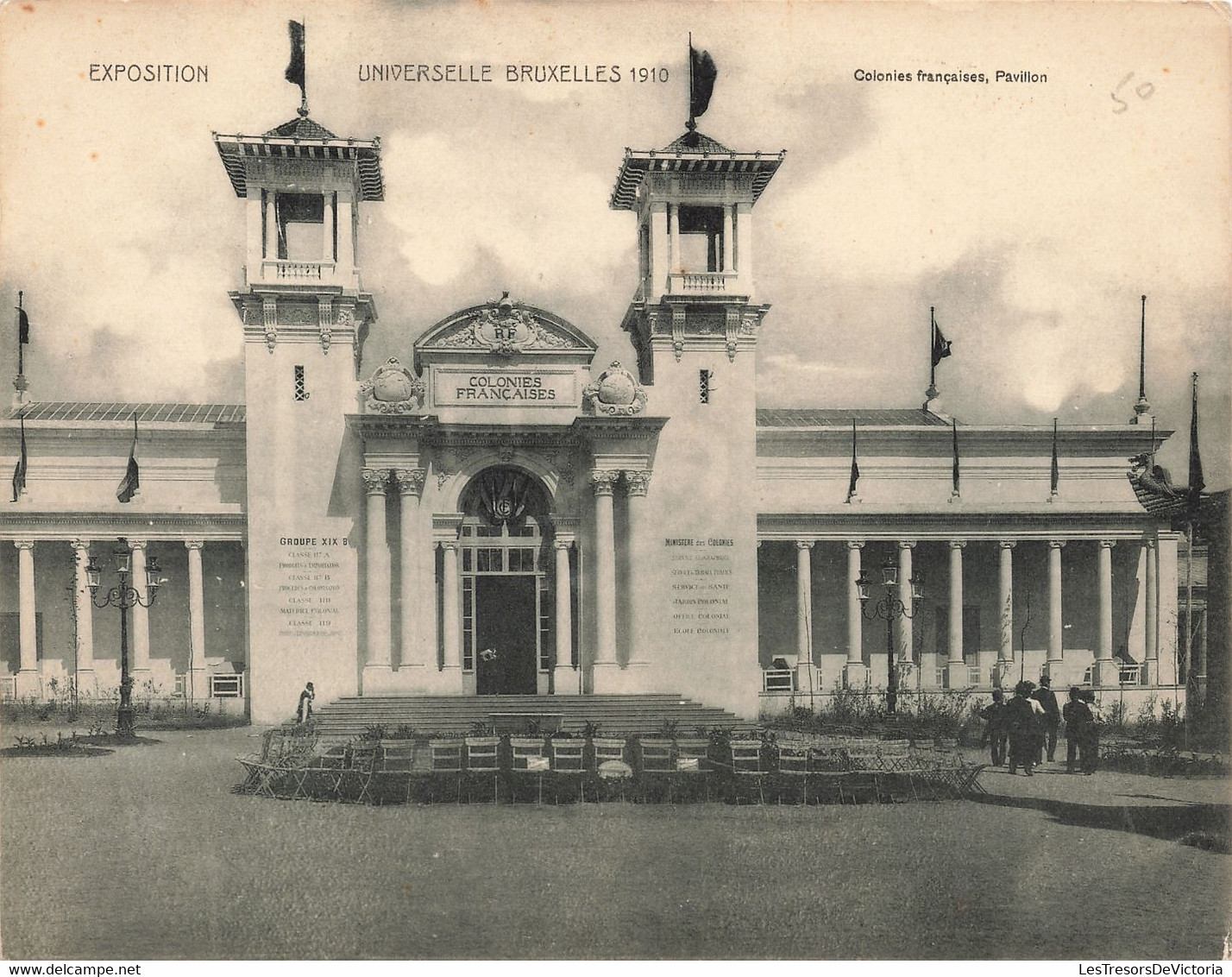 Grand Format - Bruxelles - Lot De 6 Cartes Exposition Universelle Bruxelles 1910 - Dim. 18/14 Cm - Carte Postale Anc. - Brussels (City)