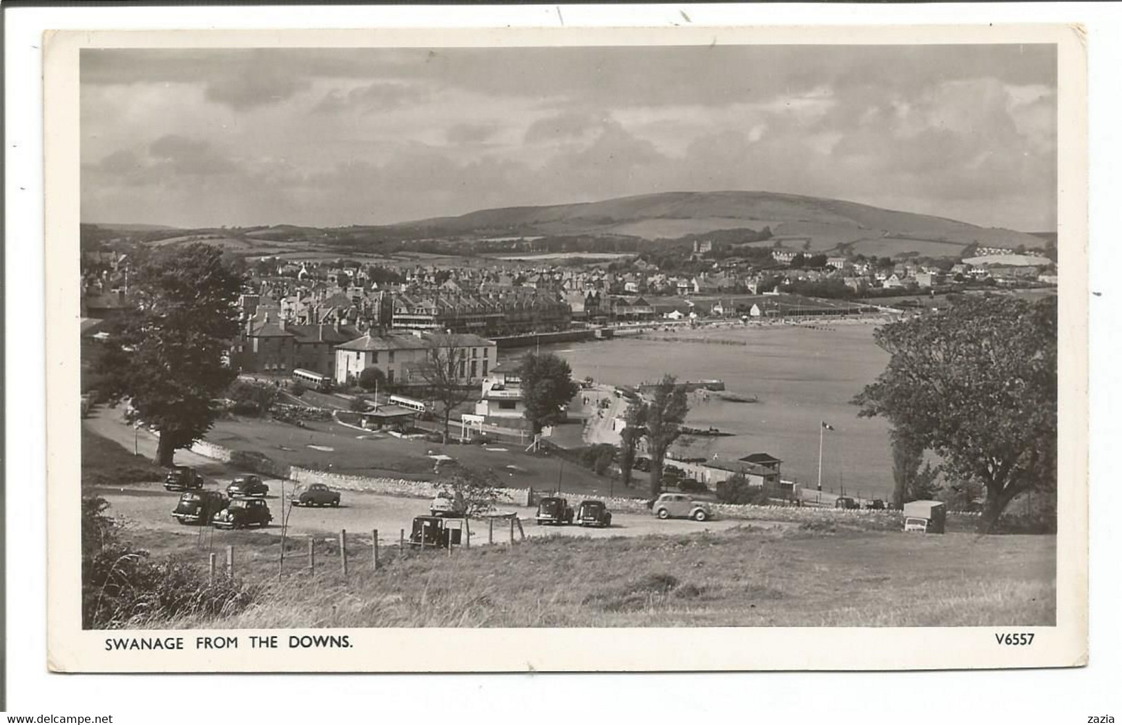 ANG. 0147/ Swanage From The Downs - Swanage