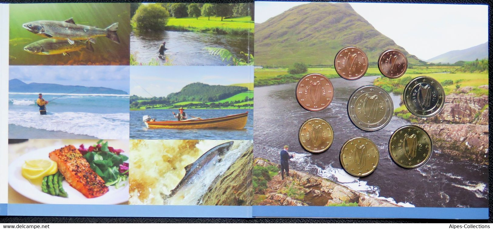 IRX2011.1 - COFFRET BU IRLANDE - 2011 - 1 Cent à 2 Euros - Saumon - Irland