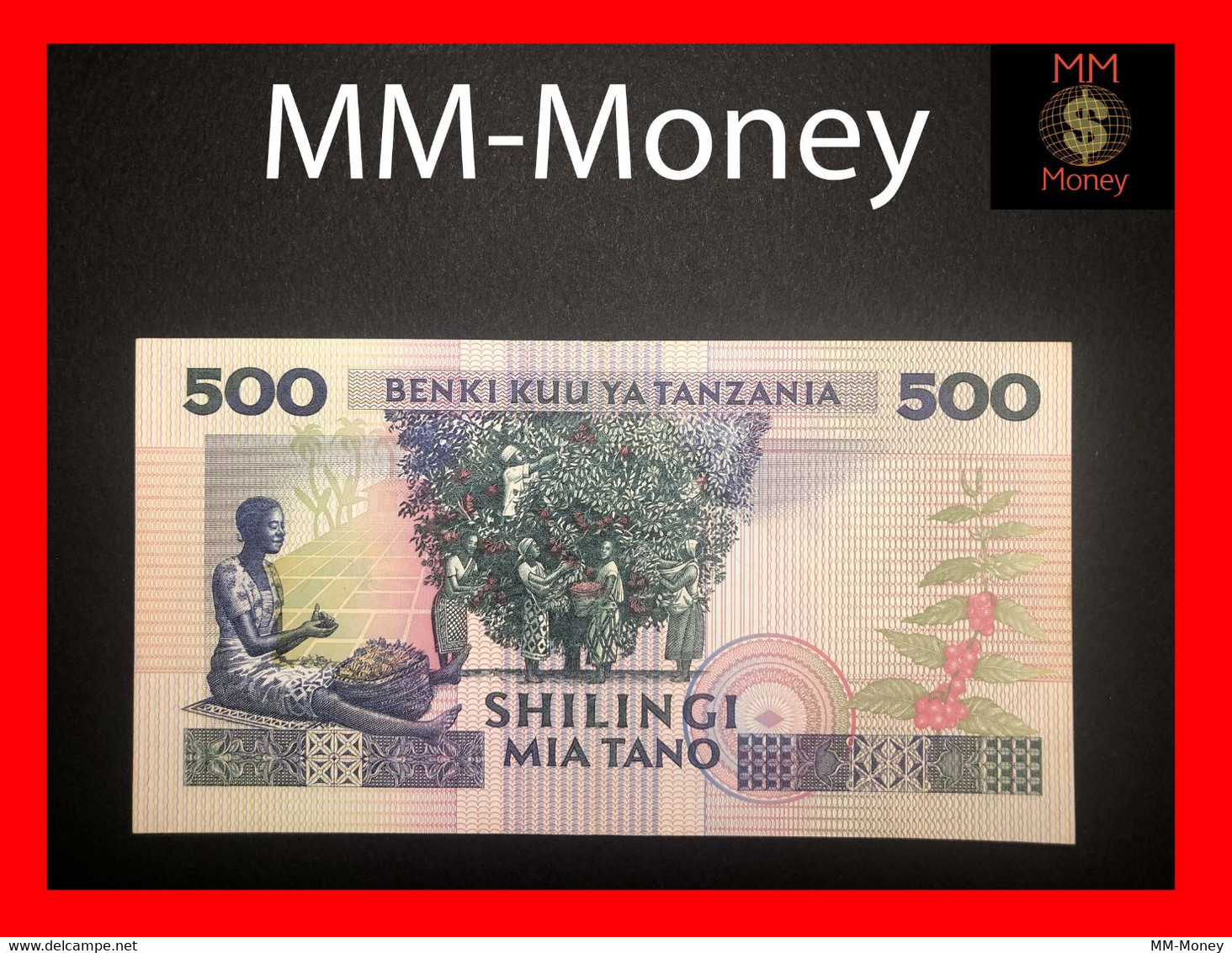 TANZANIA  500 Shilingi  1989  P. 21 C    XF - Tansania