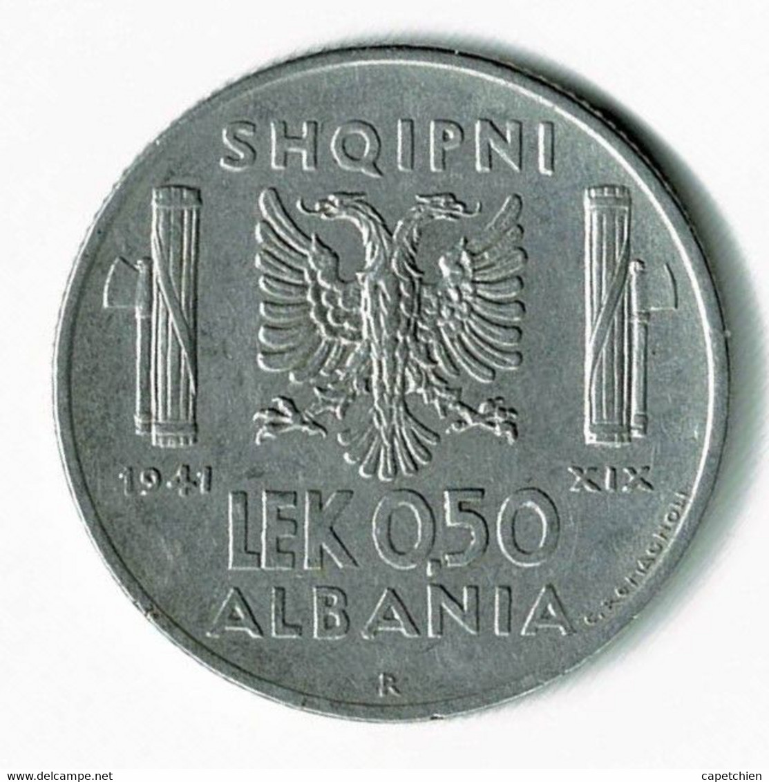 ALBANIE / OCCUPATION ITALIENNE / 0.50 LEK / 1941 / ETAT SUP - Albania