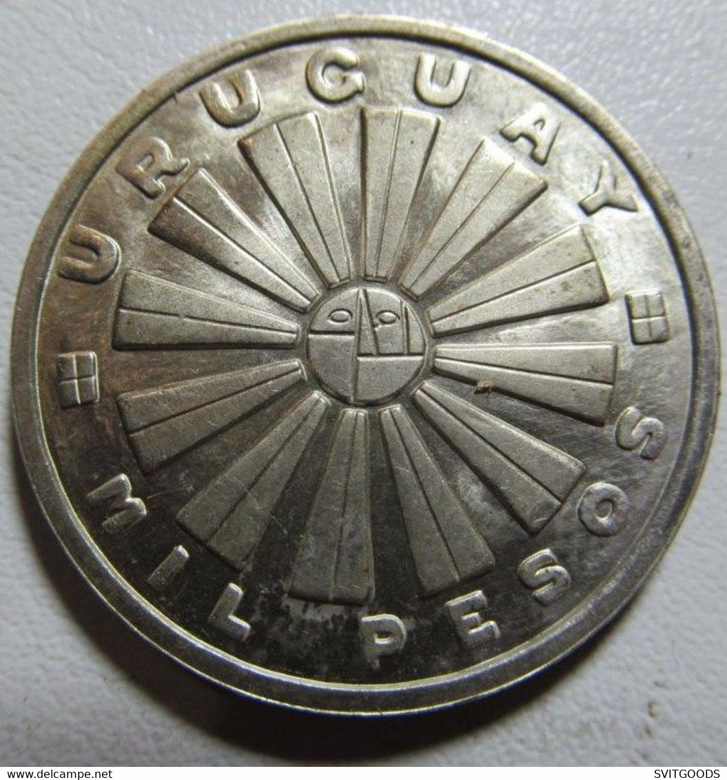 HONDURAS 1000 Pesos 1969 H Silver HONDURAS 1000 Pesos 1969 Very Good - Honduras