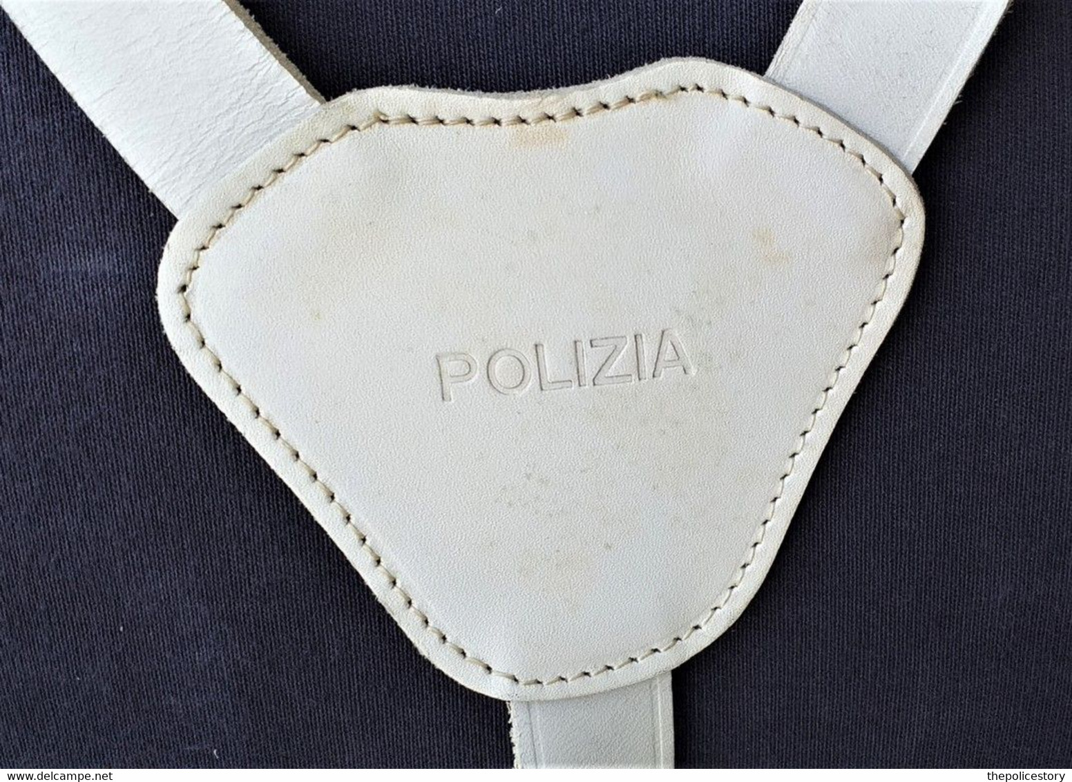 Cinturone E Spallacci Da Parata - Cerimonia Anni '80/90  P.S.  Marcati - Police & Gendarmerie