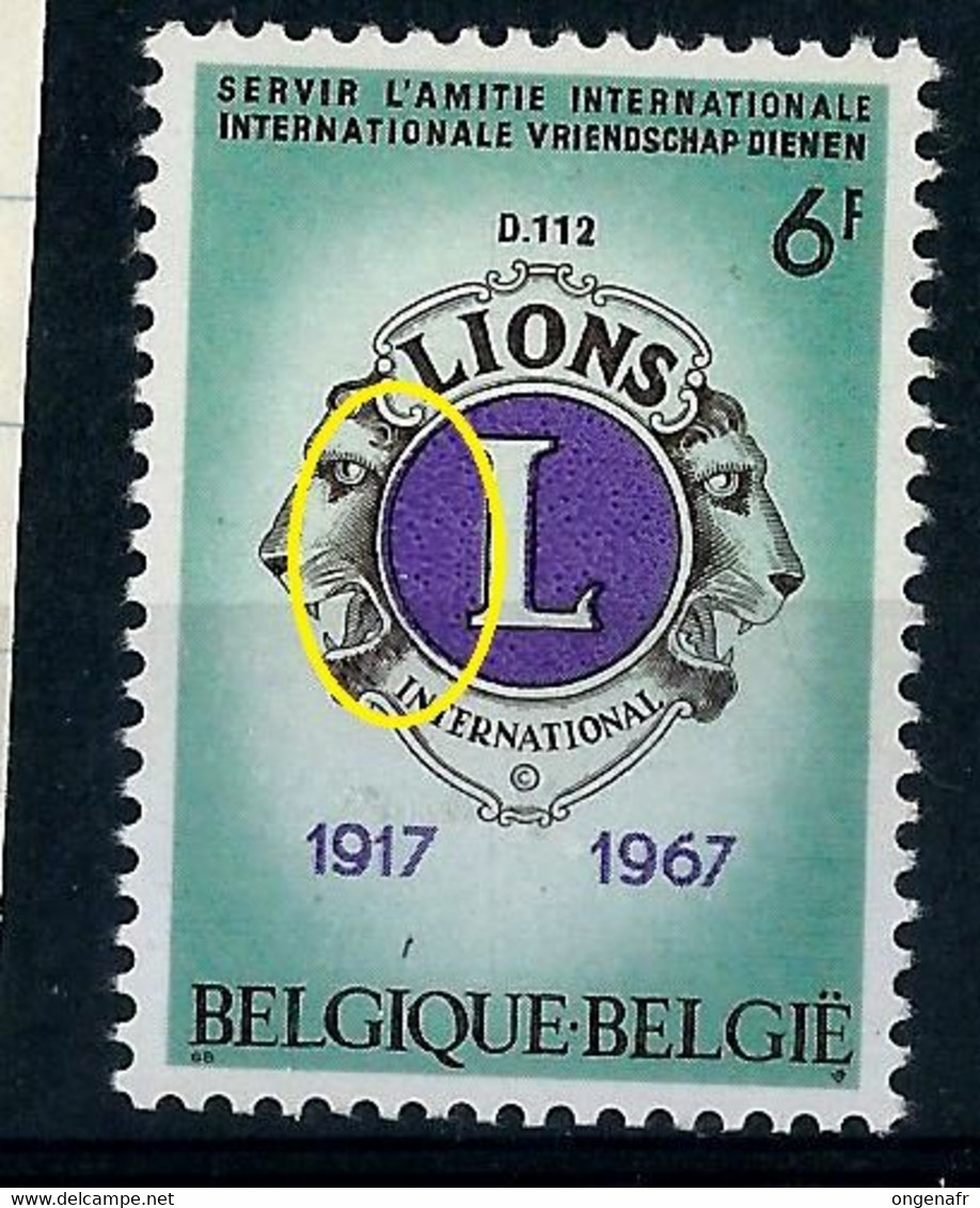 LIONS Club : N° 1405 - V1 - Couleurs Déborde Du Cercle - ** - Other & Unclassified