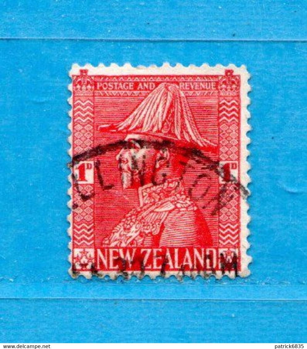 (Us.8) NUOVA ZELANDA  °-1926 - GEORGE V.  Yvert. 183. Usato - Used Stamps