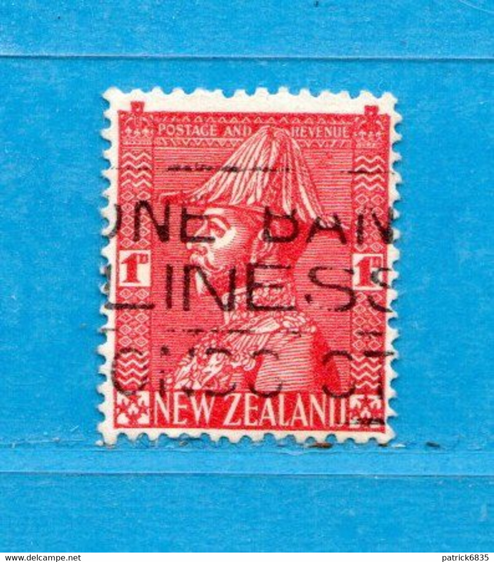 (Us.8) NUOVA ZELANDA  °-1926 - GEORGR V.  Yvert. 183. Usato - Used Stamps