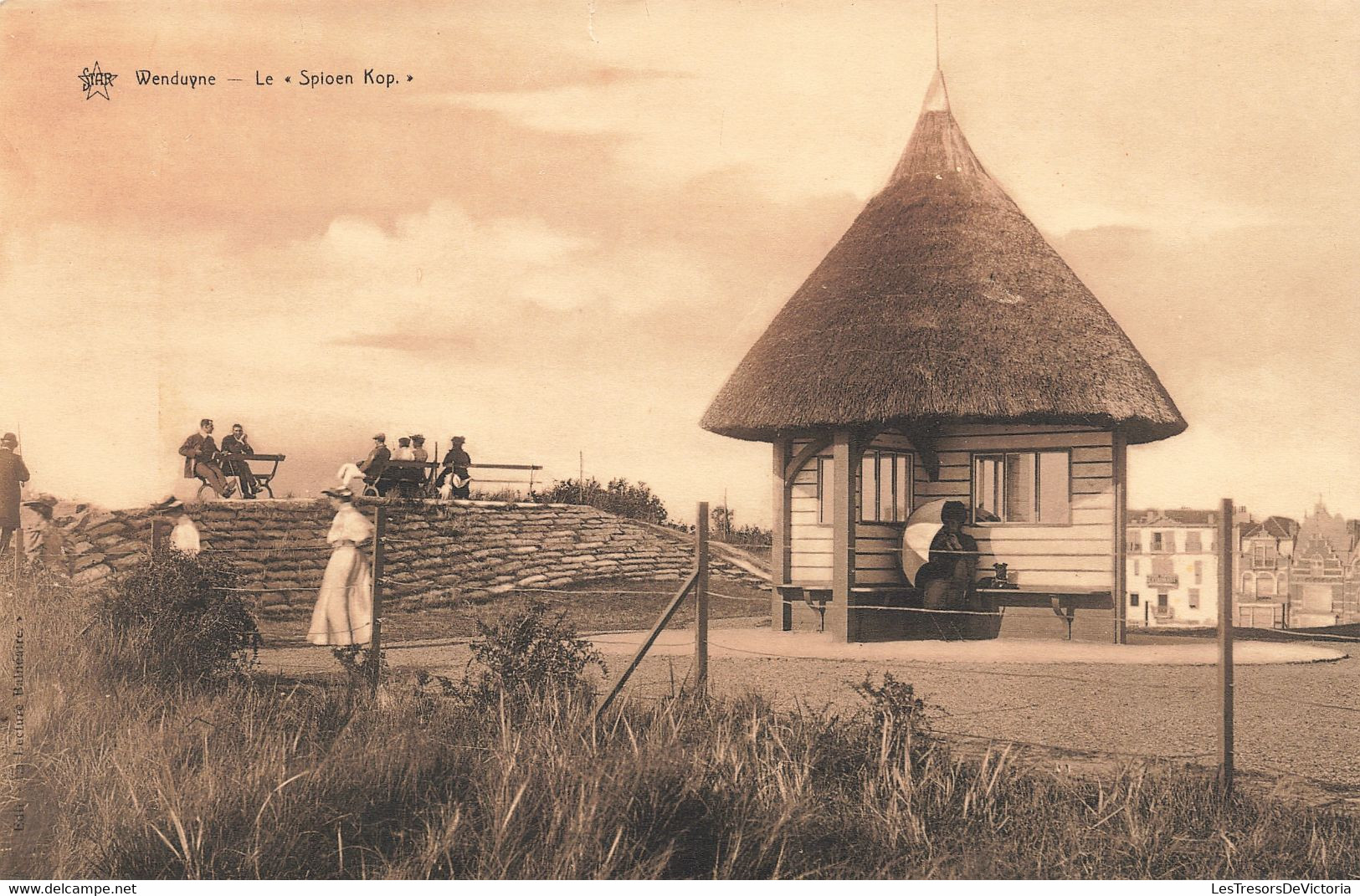 Grand Format - Wenduyne - Le Spioen Kop - Edit. Star - Dim.21/14 Cm - Carte Postale Ancienne - Wenduine