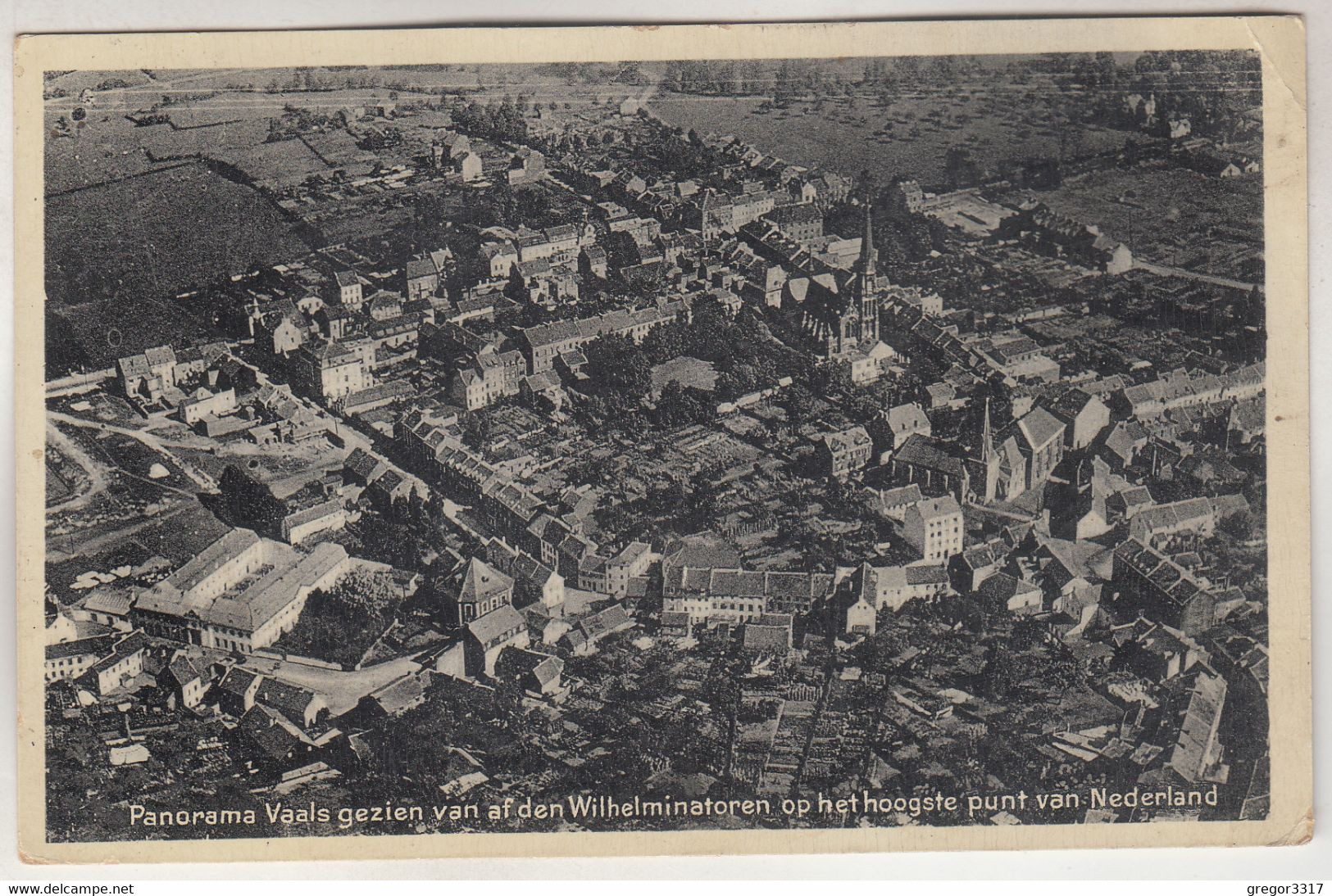 C4027) Panorama VAALS Gezien Van Af Den Wilhelminatoren Op Het Hoogste Punt Van Nederland OLD ! 1932 - Vaals