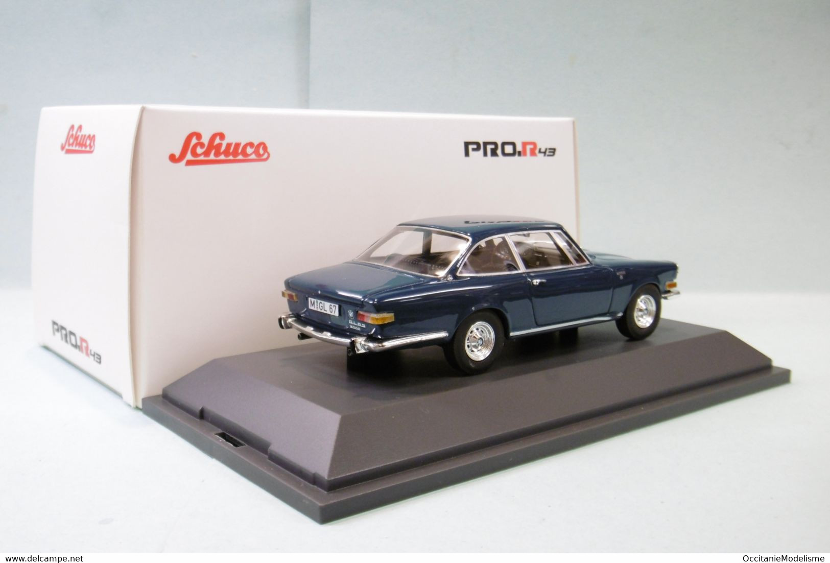 Schuco - BMW GLAS 3000 V8 Bleu Réf. 450913200 Neuf NBO 1/43 - Schuco