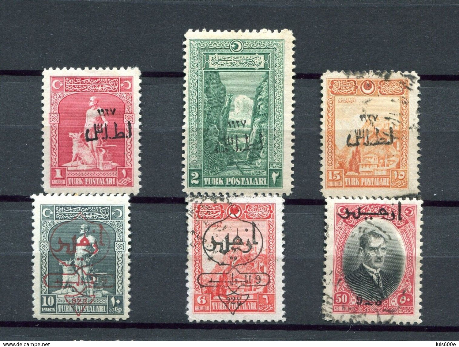 1927.TURQUIA.TURKEY.OFERTA LOTE SELLOS NUEVOS Y USADOS.CATALOGO 23€ - Unused Stamps