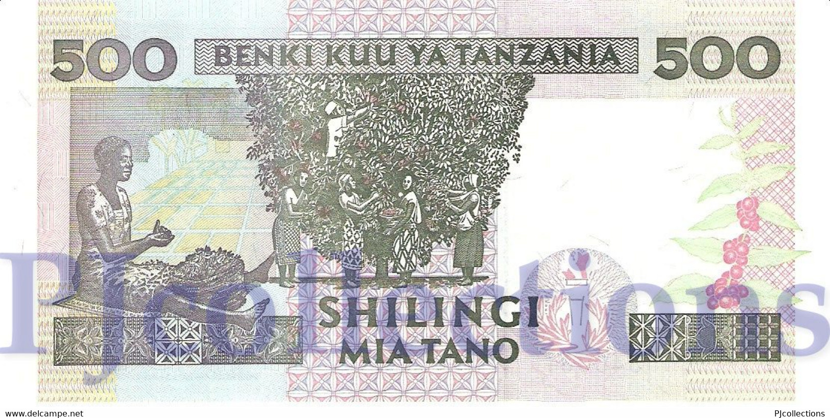TANZANIA 500 SHILINGI 1997 PICK 30 UNC - Tansania