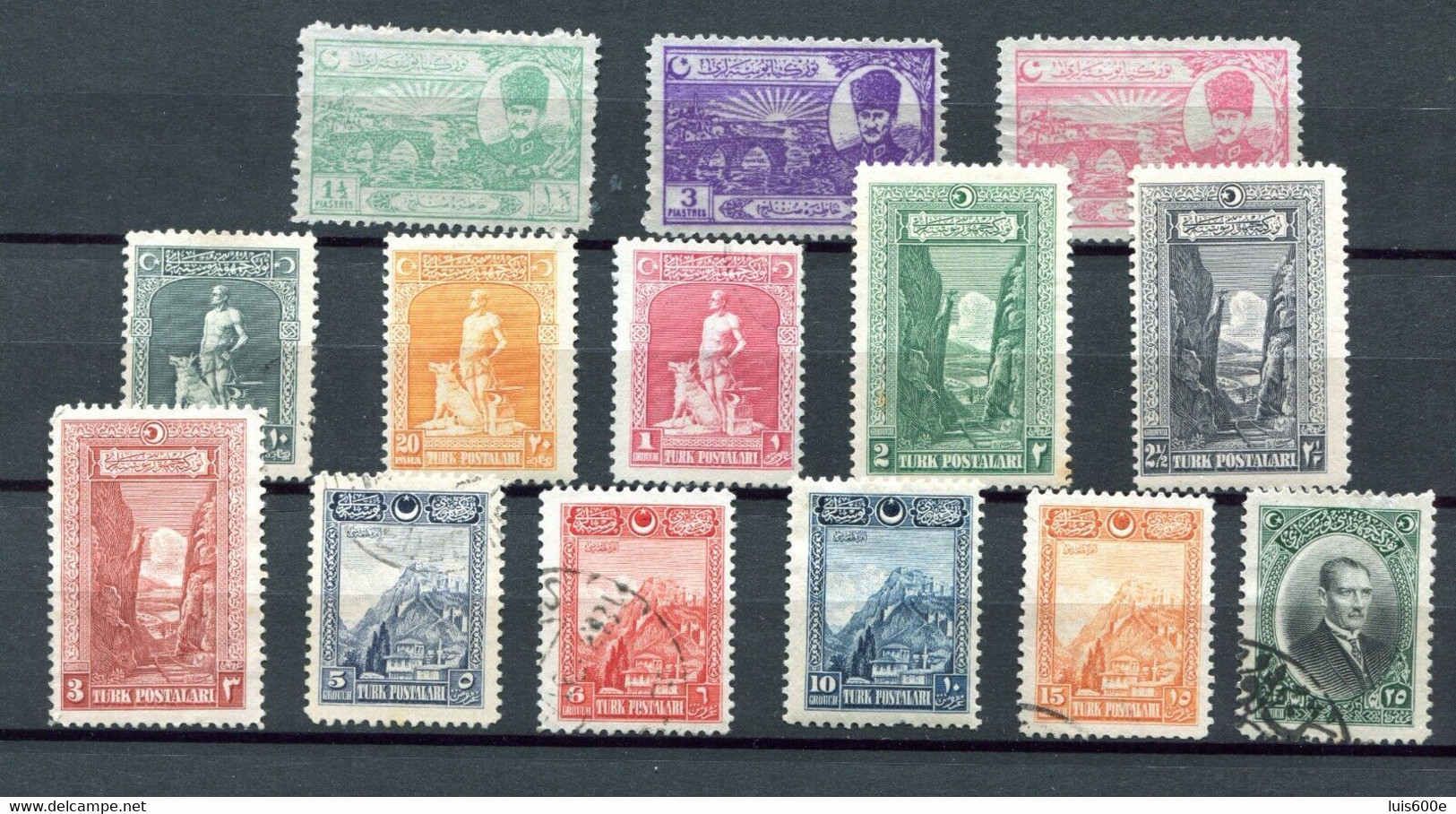 1924.TURQUIA.TURKEY.OFERTA LOTE SELLOS NUEVOS Y USADOS.CATALOGO 19€ - Neufs