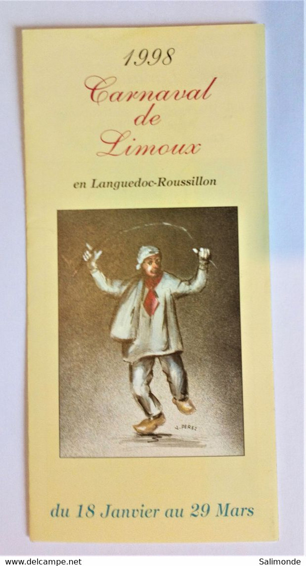 Limoux - Aude - Carnaval 1998 - Programmes