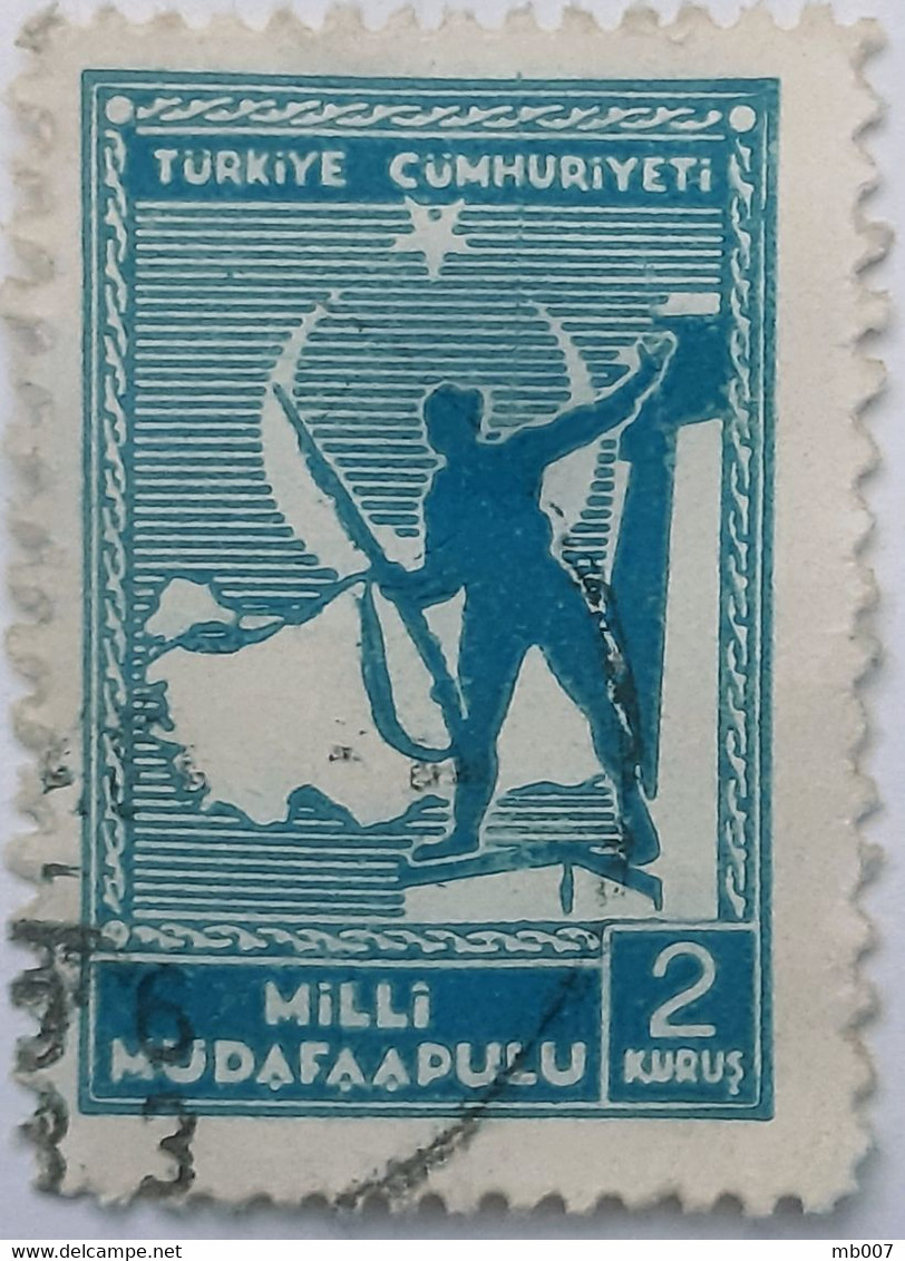 Turquie - Soldat Et Carte De La Turquie - Used Stamps