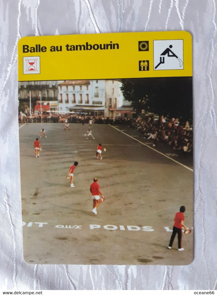 Fiche Rencontre Balle Au Tambourin - Cricket