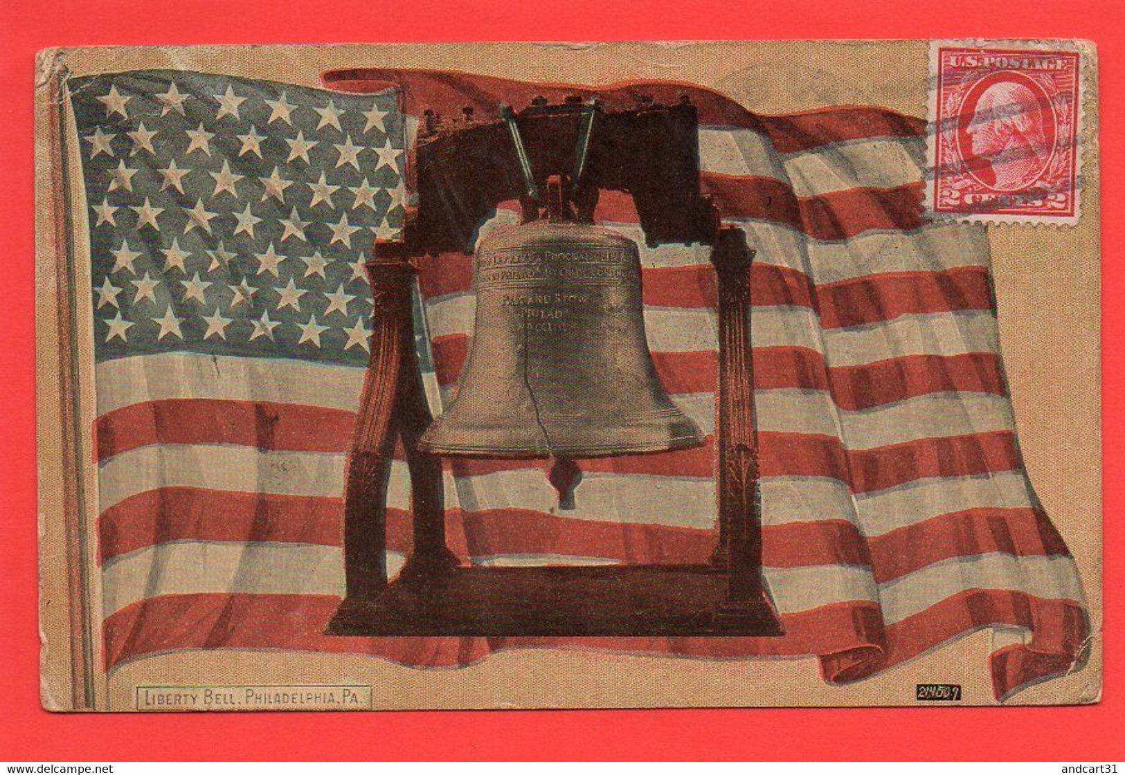 FLAG FROM USA  1913 - Andere & Zonder Classificatie