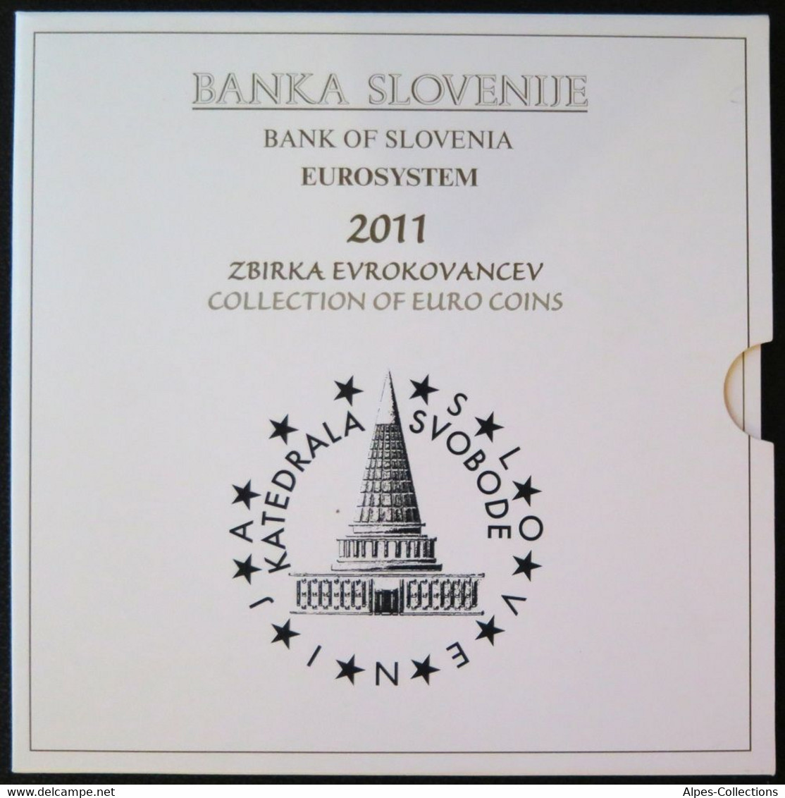 SVX2011.1 - COFFRET BU SLOVENIE - 2011 - 1 Cent à 2 € + 2 € Rozman + 3 € Indép. - Slovenia