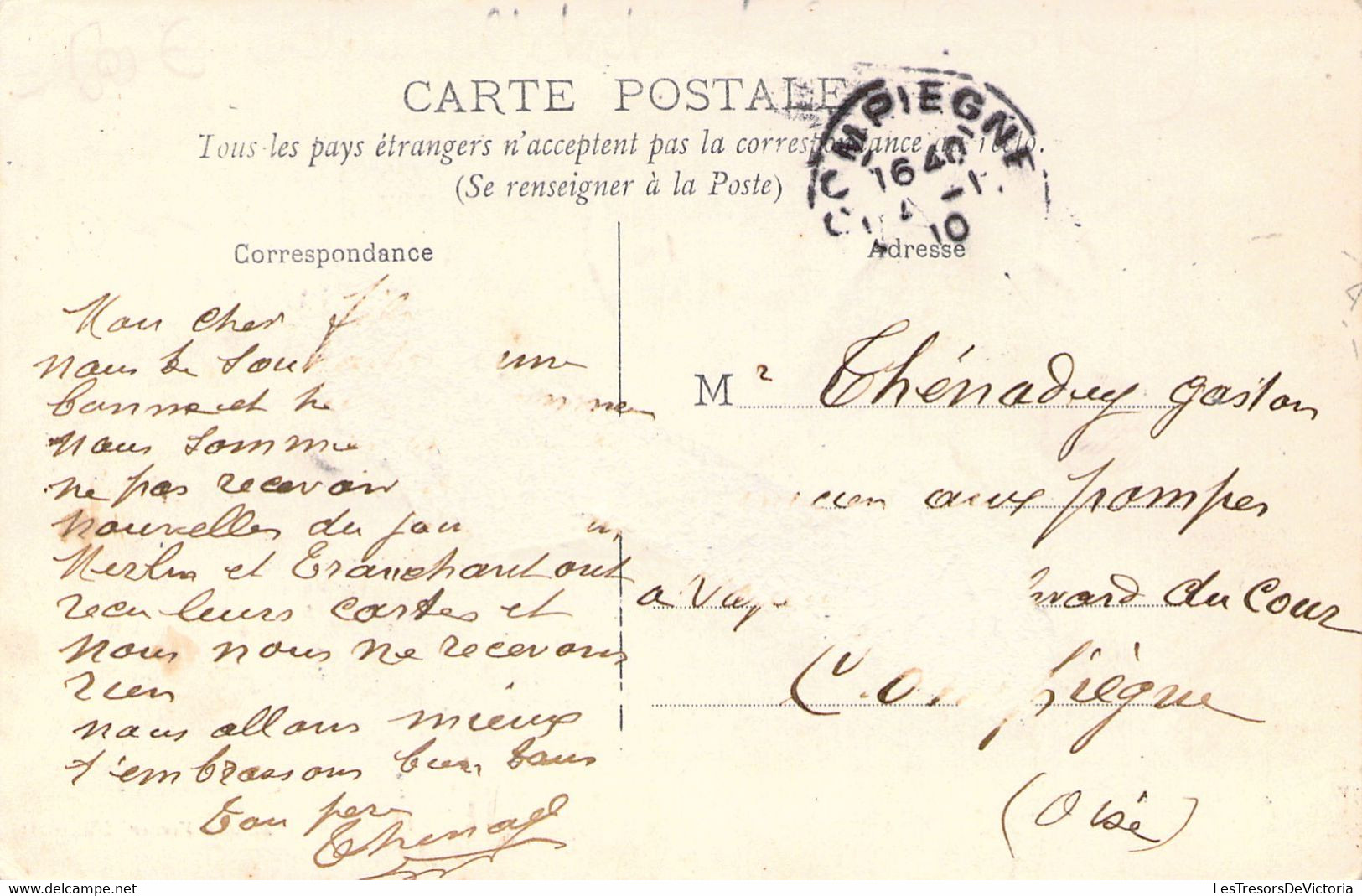 FRANCE - 60 - BORAN - Rue De Carouge - Colorisée - Carte Postale Ancienne - Boran-sur-Oise