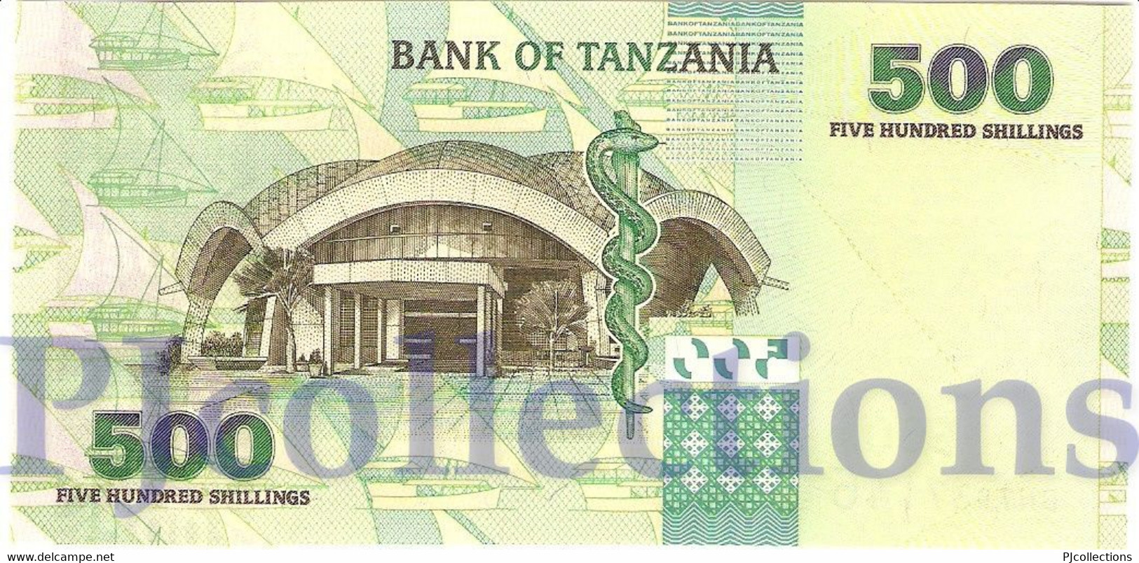TANZANIA 500 SHILINGI 2003 PICK 35 UNC - Tanzania