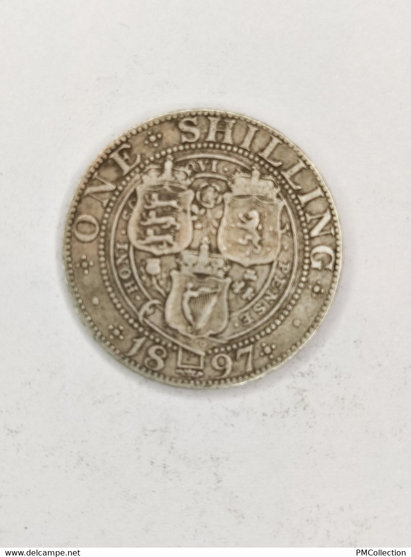 ROYAUME UNI 1 SHILLING VICTORIA OLD HEAD 1897 - I. 1 Shilling