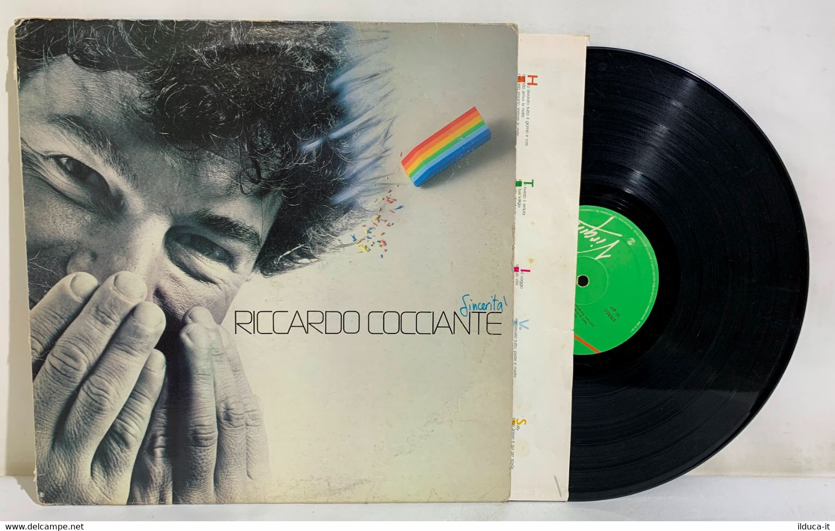 I111136 LP 33 Giri - Riccardo Cocciante - Sincerità - Virgin 1983 - Autres - Musique Italienne