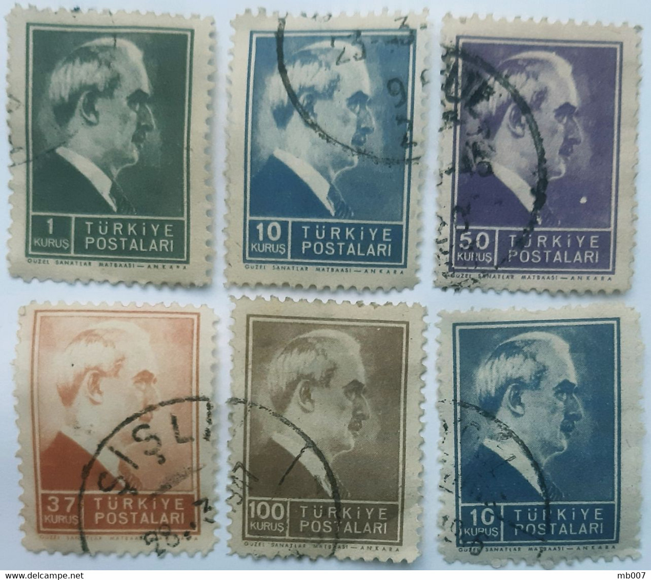 Turquie - Ismet Inönü - Used Stamps