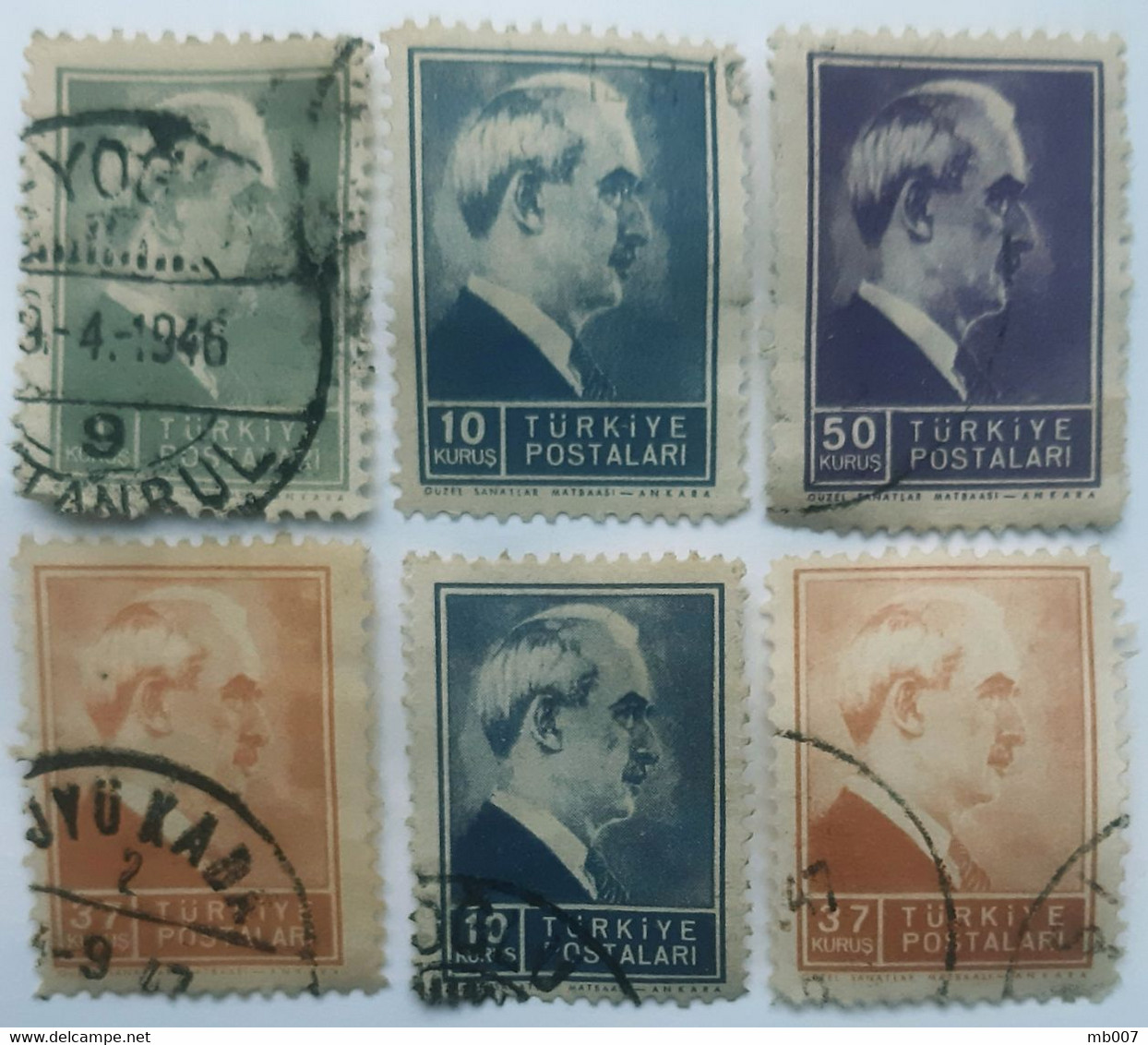 Turquie - Ismet Inönü - Used Stamps
