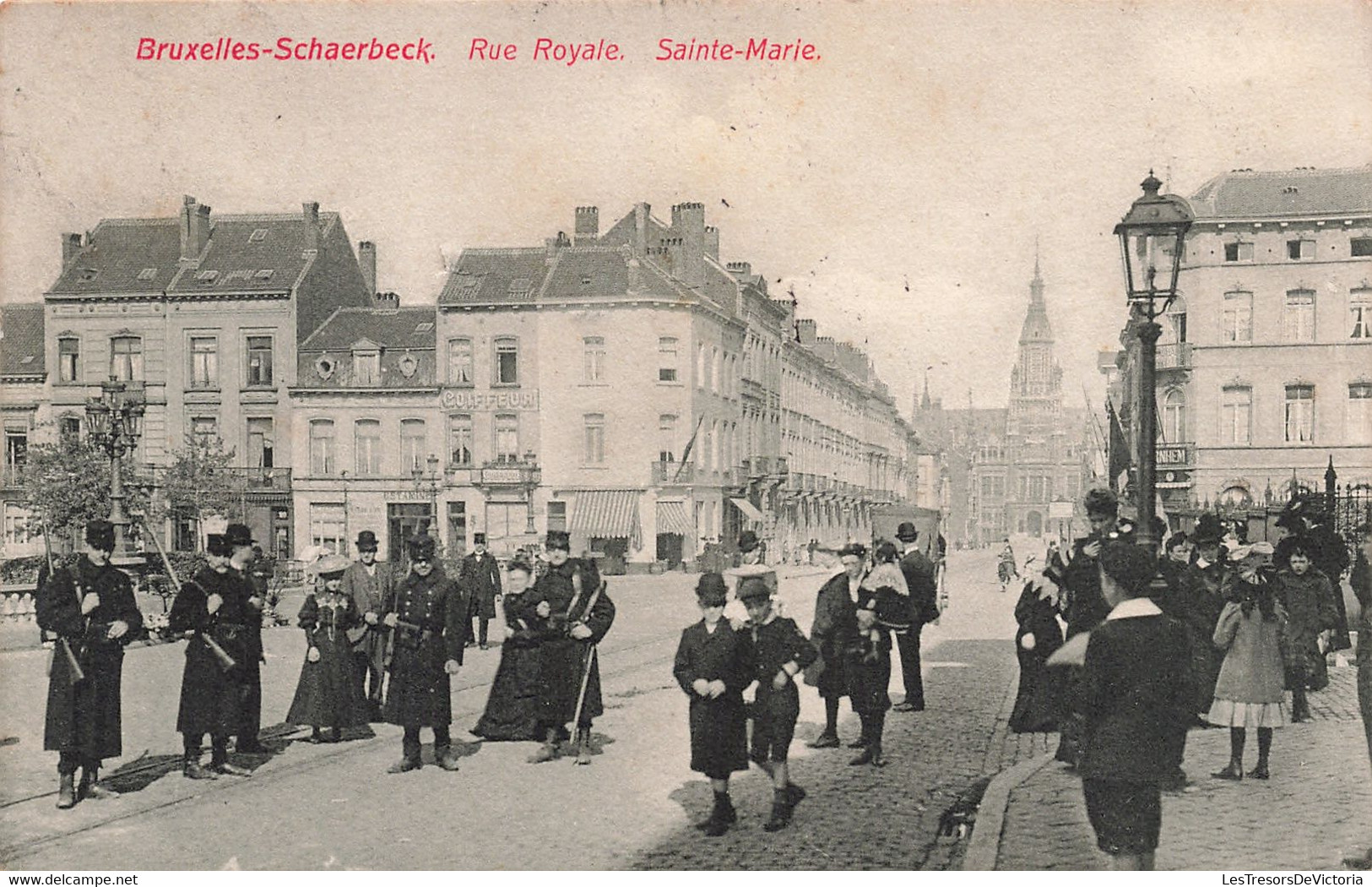 Belgique -Schaerbeek - Rue Royale Sainte Marie - Edit. Carte Lux - Animé- Oblitéré Schaerbeek - Carte Postale Ancienne - Schaarbeek - Schaerbeek