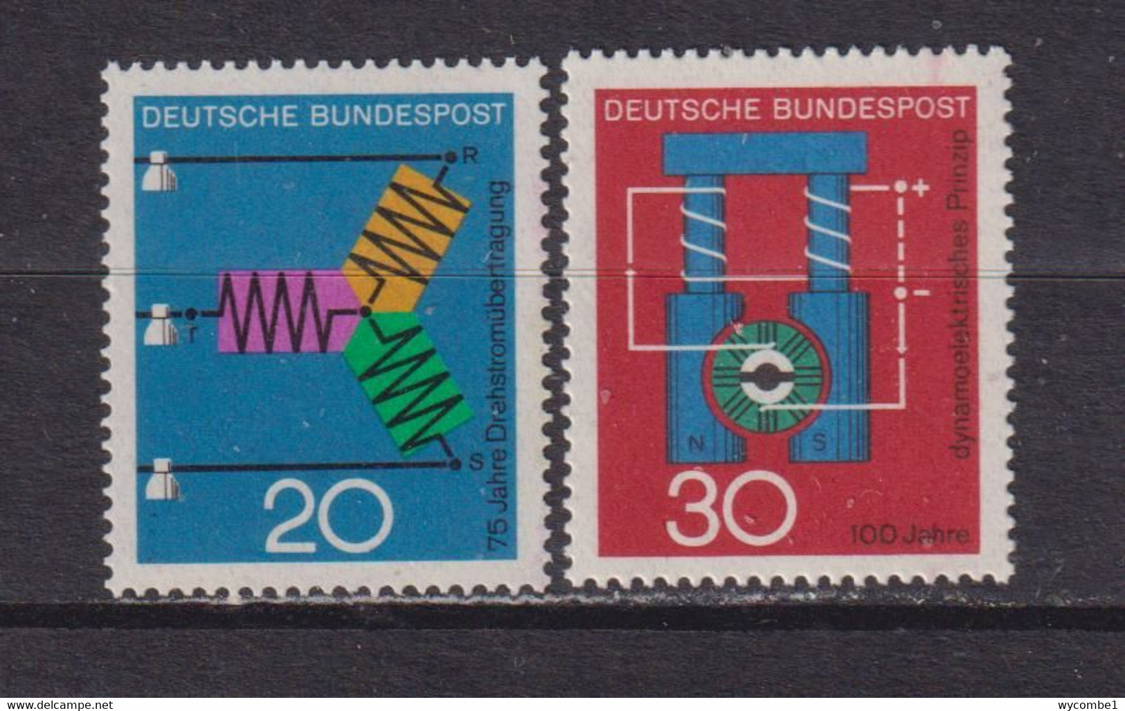 WEST GERMANY - 1966 Scientific Anniversaries Set Never Hinged Mint - Ungebraucht