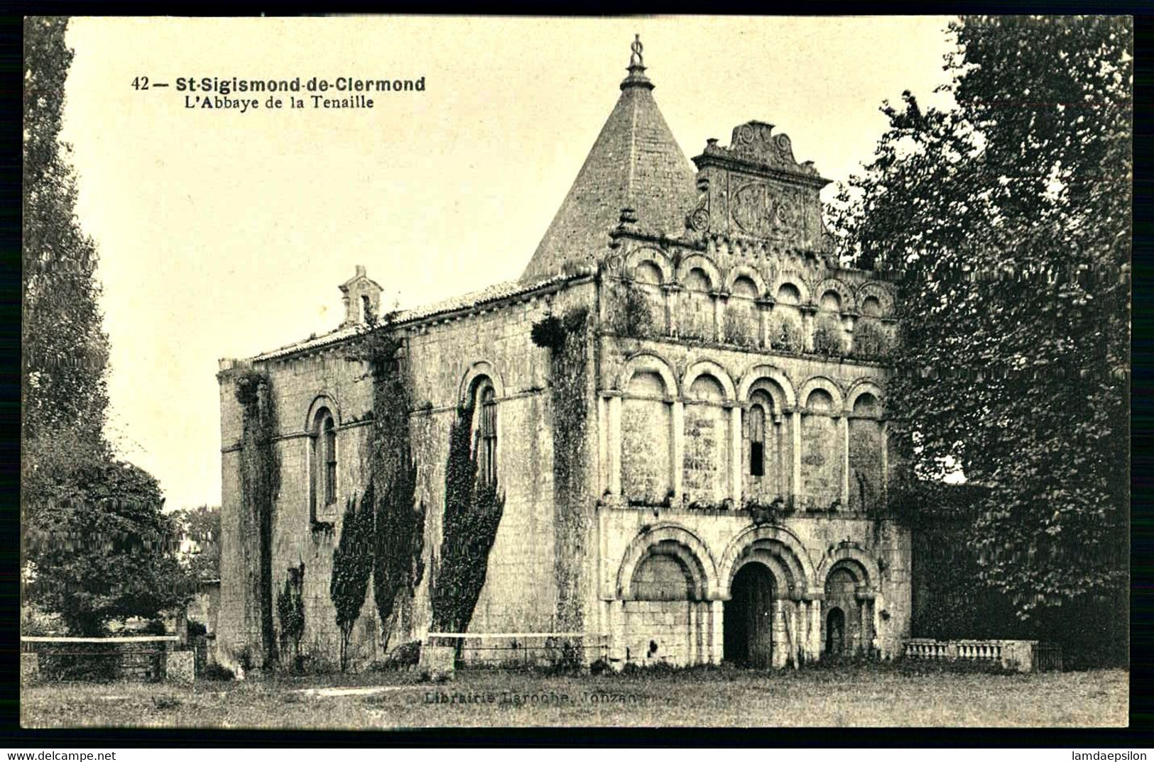 A58  FRANCE   CPA  ST SIGISMOND DE CLERMOND - L' ABBAYE DE LA TENAILLE - Andere & Zonder Classificatie