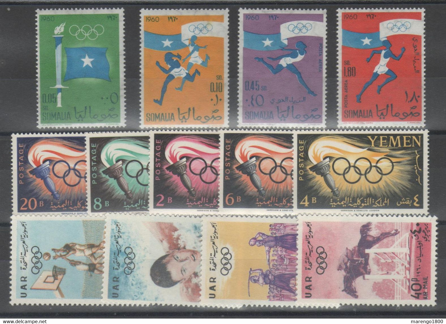 Olimpiadi Roma 1960 - Piccolo Lotto ** - Promo           (g9123) - Vrac (max 999 Timbres)