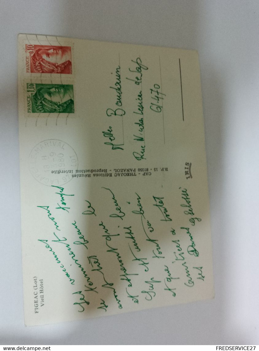 148/ FIGEAC VIEIL HOTEL - Figeac