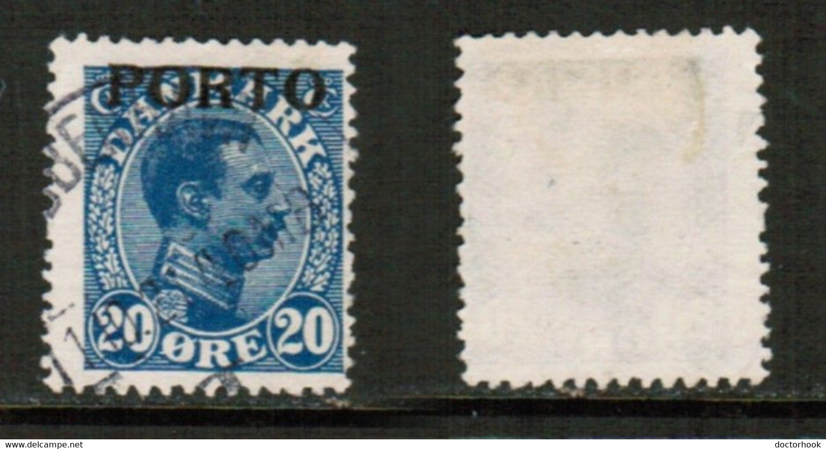 DENMARK   Scott # J 5 USED (CONDITION AS PER SCAN) (Stamp Scan # 867-10) - Segnatasse