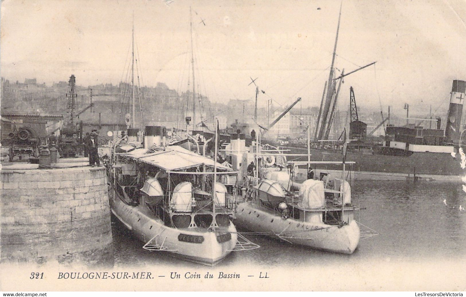 FRANCE - 62 - BOULOGNE SUR MER - Un Coin Du Bassin - LL - Carte Postale Ancienne - Boulogne Sur Mer