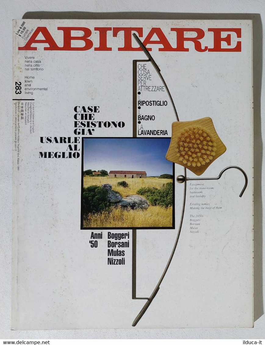 17434 ABITARE 1990 N. 283 - Case Esistenti Trasformate / Le Zone Di Servizio - House, Garden, Kitchen