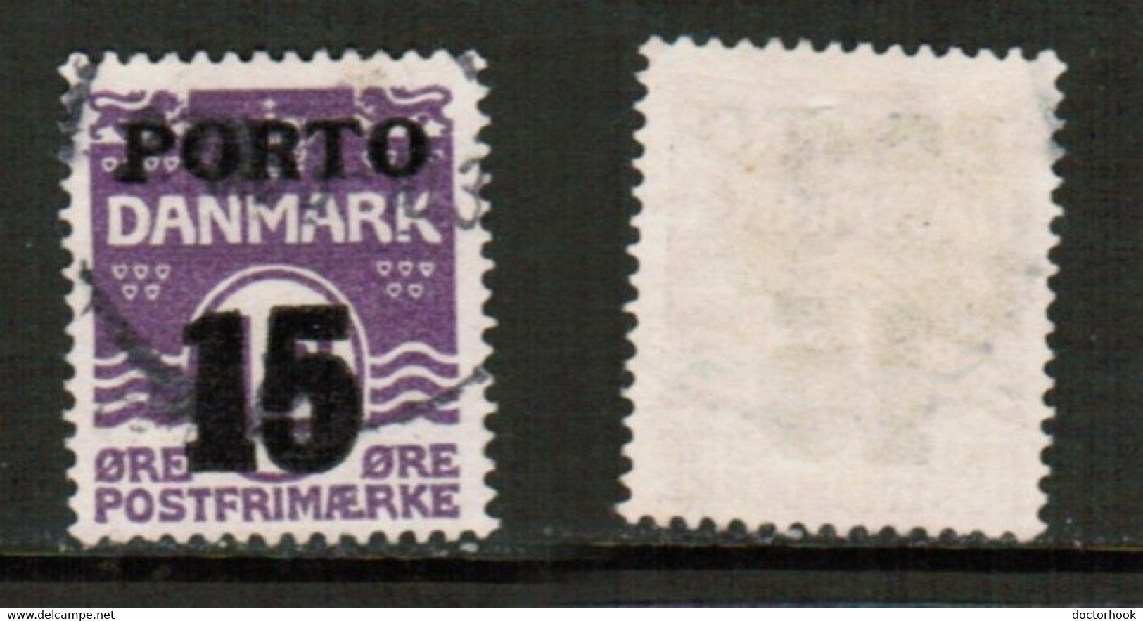 DENMARK   Scott # J 38 USED (CONDITION AS PER SCAN) (Stamp Scan # 867-14) - Strafport