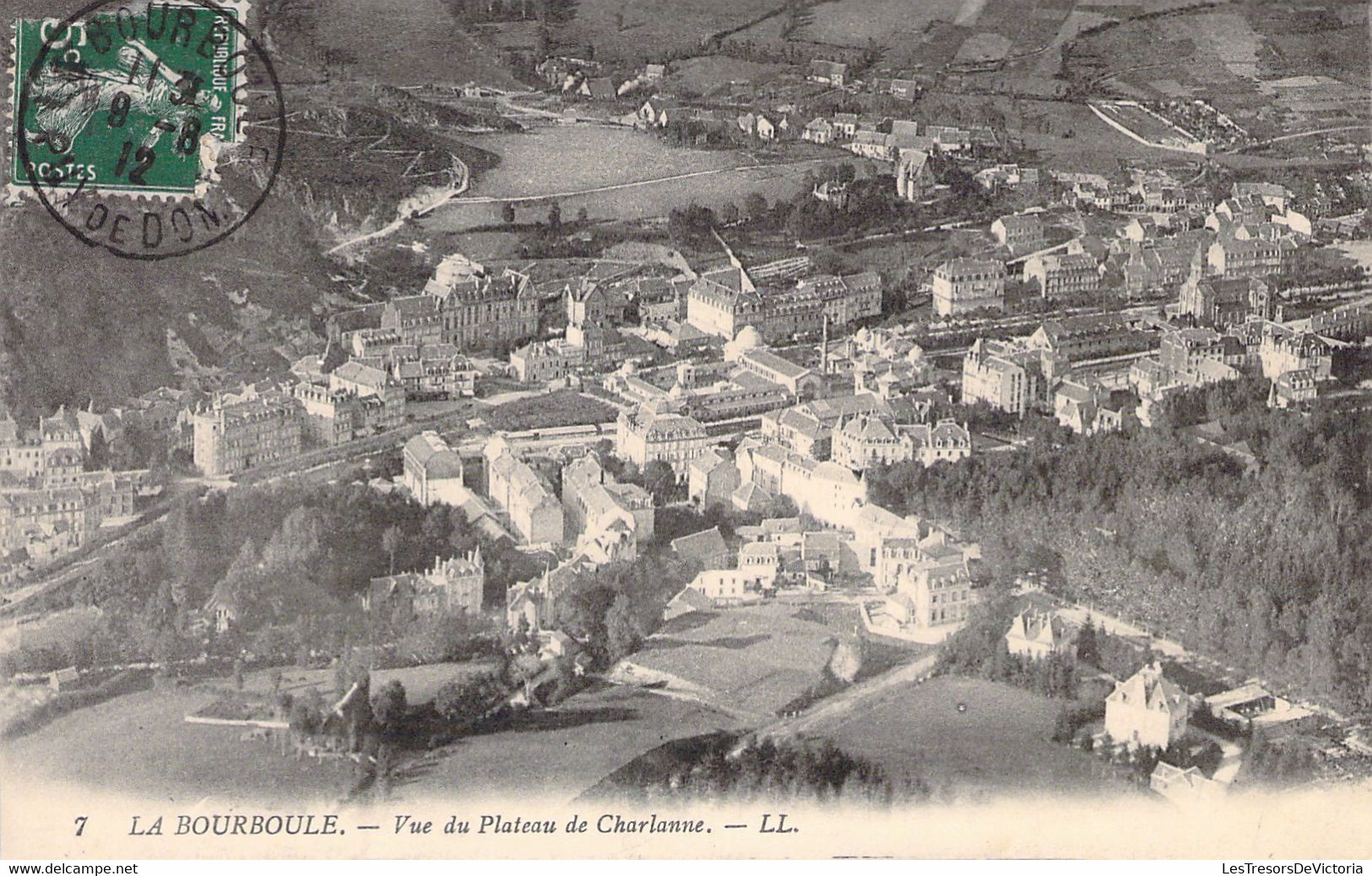 FRANCE - 63 - LA BOURBOULE - Vue Du Plateau De Charlanne - LL - Carte Postale Ancienne - La Bourboule