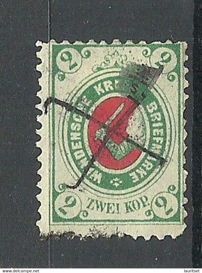 RUSSIA Latvia 1880 Lettland Wenden Michel 10 O - Zemstvos