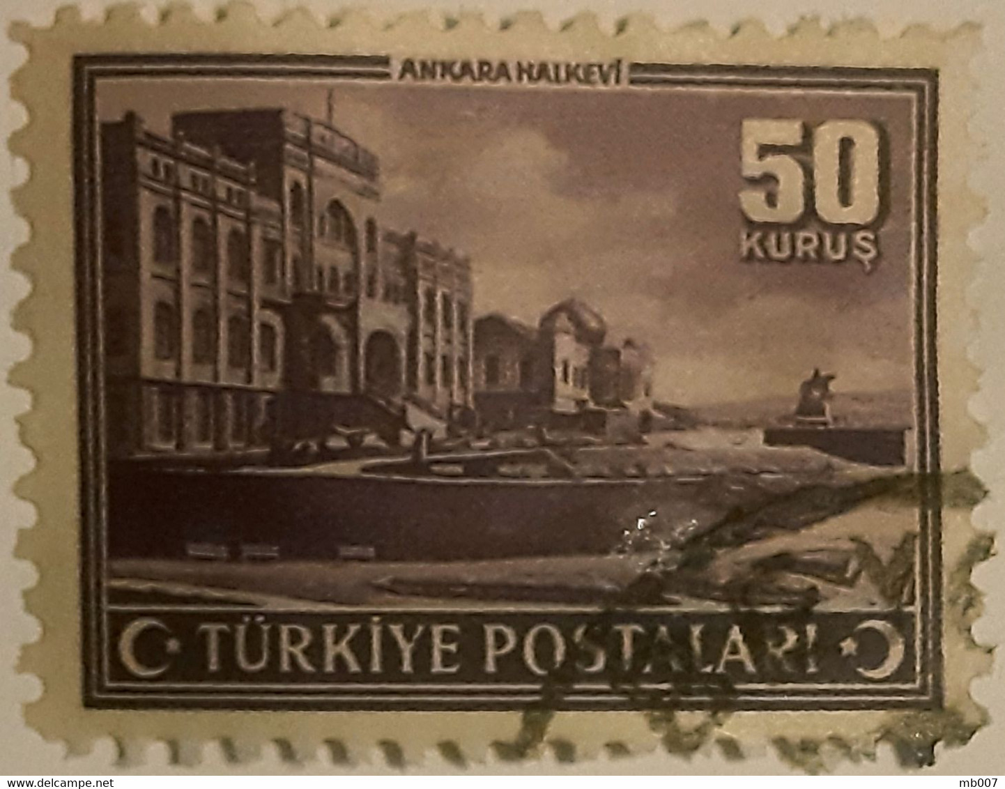 Turquie - Ankara - Maison Du Peuple - Used Stamps