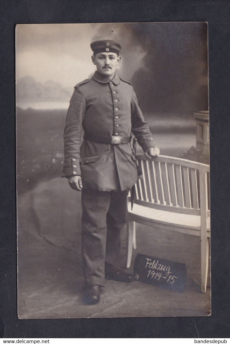 Carte Photo Carl Bonath's Thorn Guerre 14-18 Portrait Soldat Alfred Waydelich De Schiltigheim (54563) - Schiltigheim